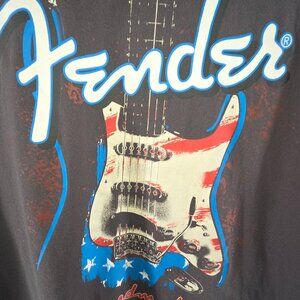 Fender XL Guitar Shirt T Shirt Smoke Grey Genuine Merchandise